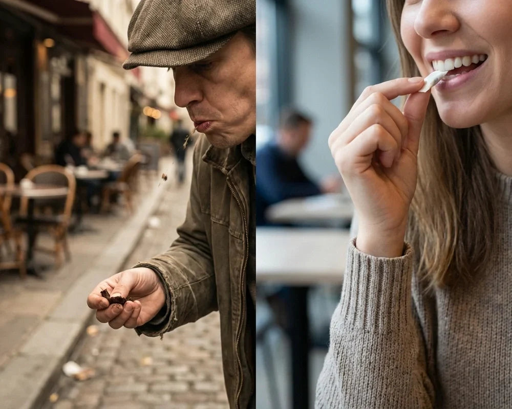 Rozdíl mezi snusem a žvýkacím tabákem