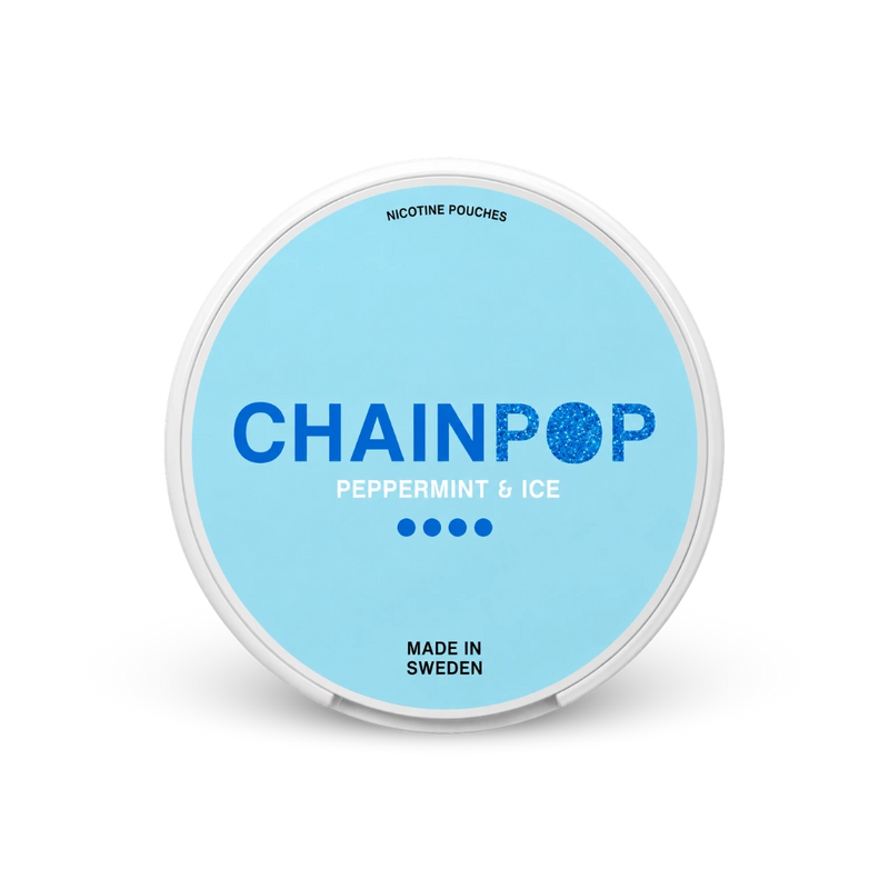 Chainpop nikotinové sáčky Peppermint Ice Slim 11,4 mg