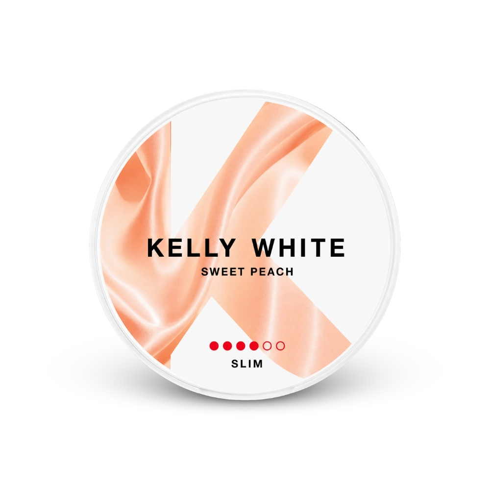 Kelly White nikotinové sáčky Sweet Peach Slim