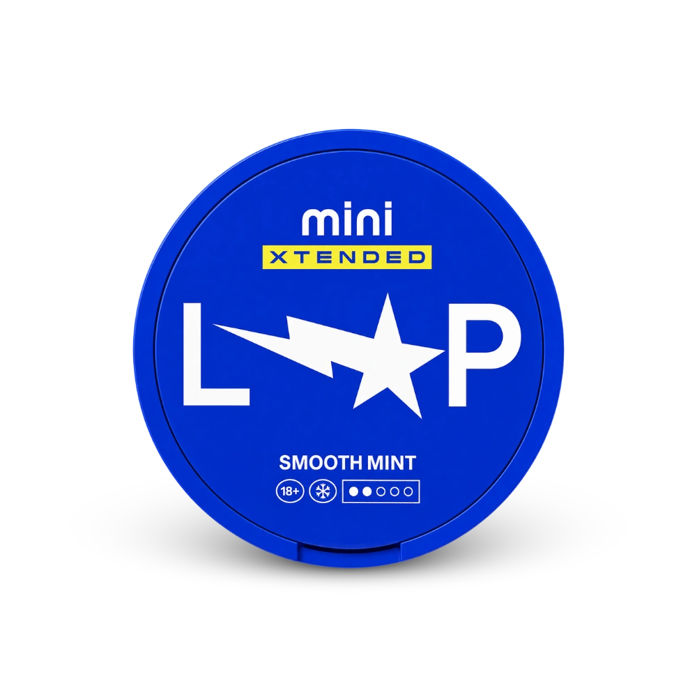 LOOP nikotinové sáčky Smooth Mint Mini Xtended 7,1 mg – dóza nikotinových sáčků