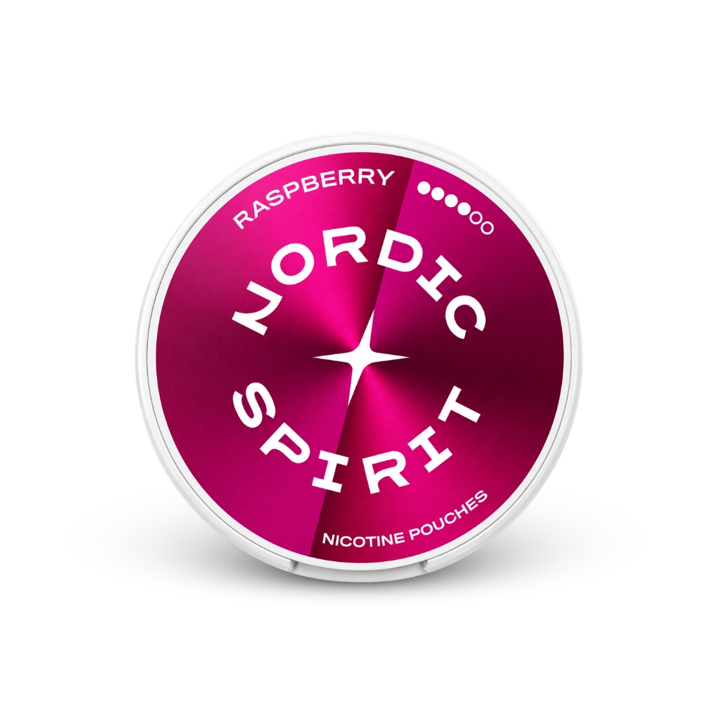 Nordic Spirit nikotinové sáčky Raspberry Slim 10,5 mg – dóza nikotinových sáčků