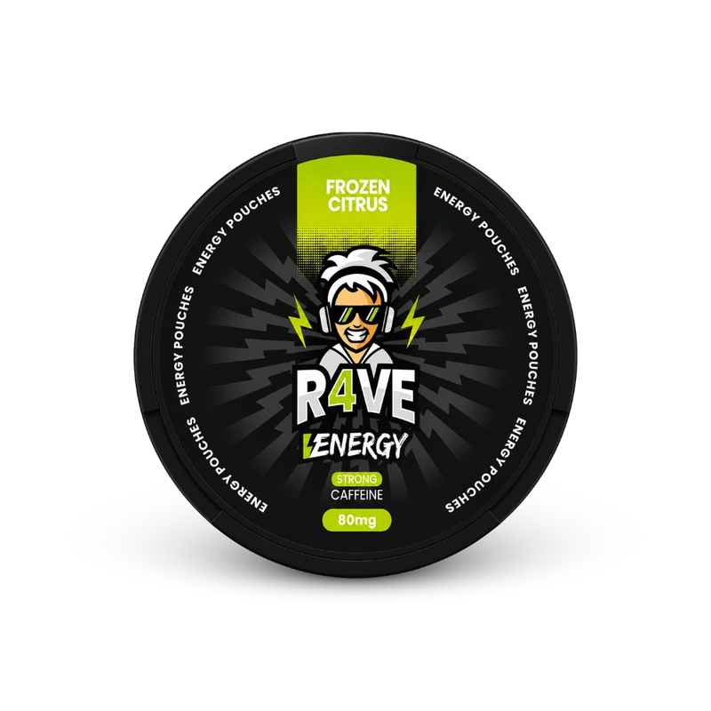 RAVE kofeinové sáčky Frozen Citrus 80 mg