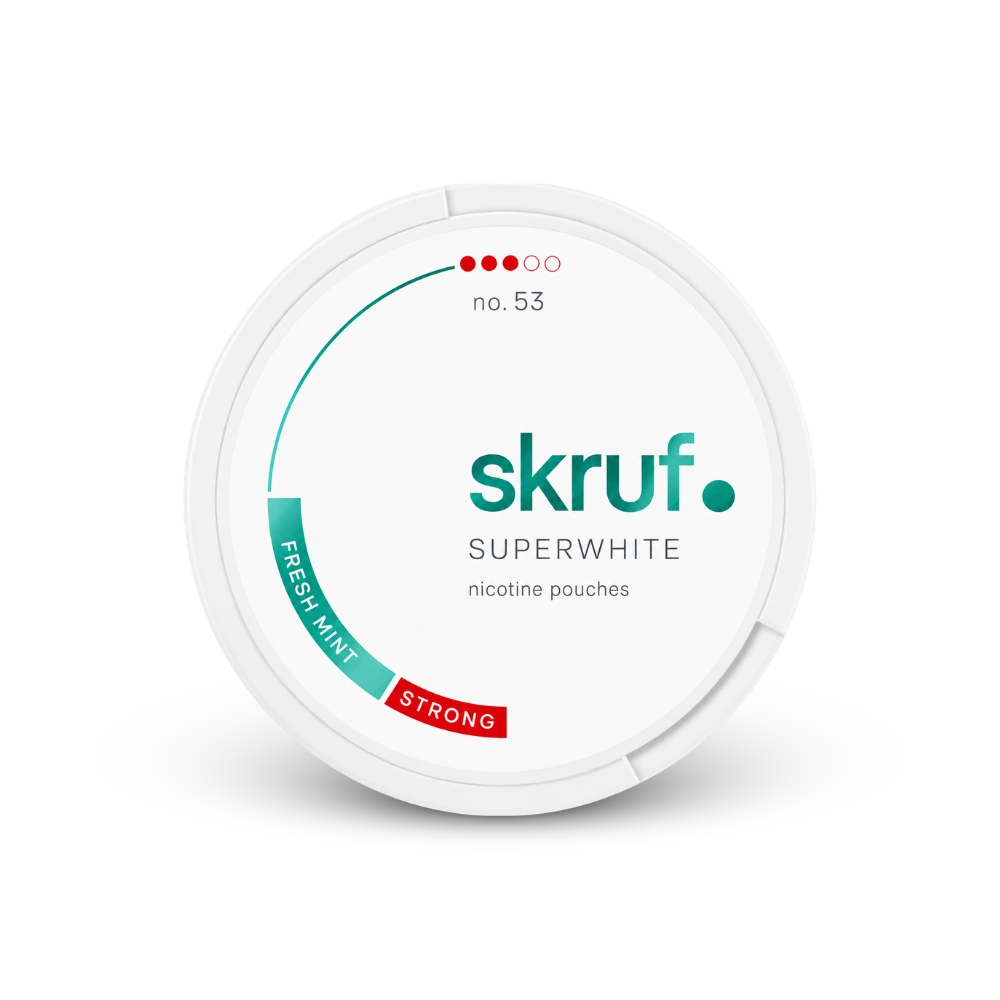 SKRUF nikotinové sáčky Fresh Mint Slim 9,8 mg