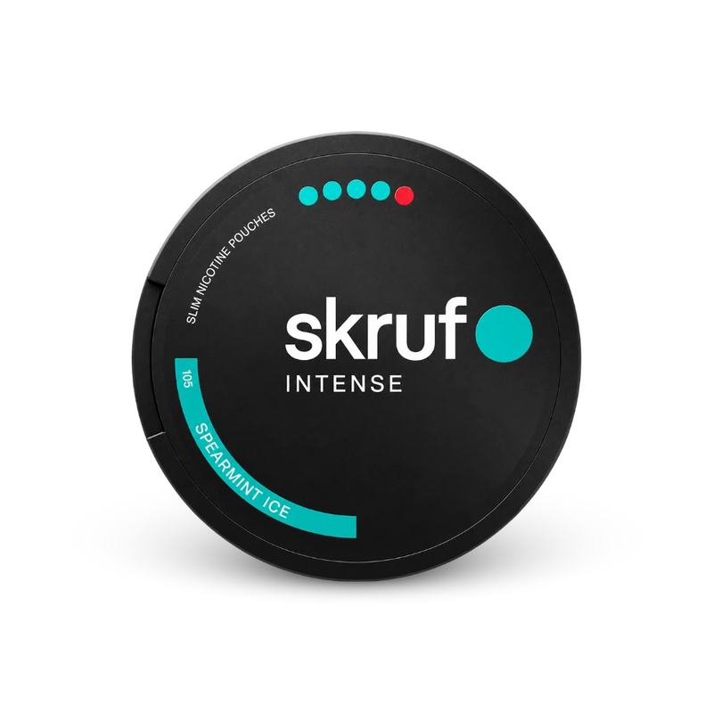 SKRUF nikotinové sáčky Intense Spearmint Ice Slim 11 mg