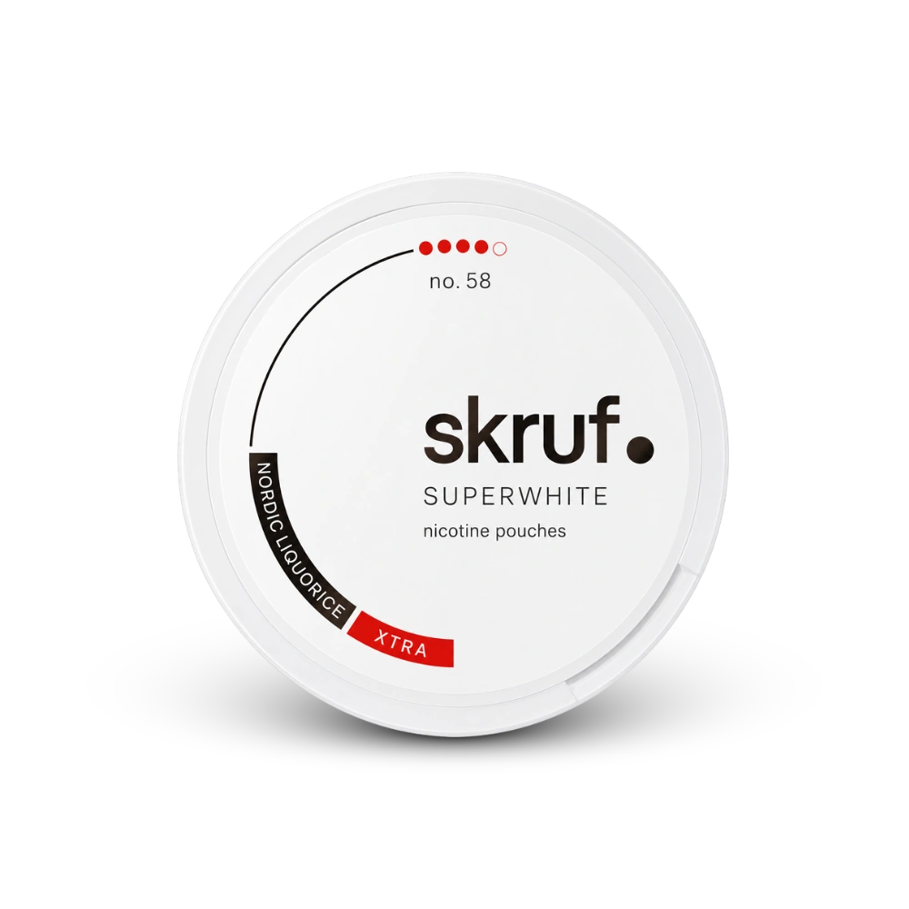 SKRUF nikotinové sáčky Nordic Liqourice Slim 11 mg