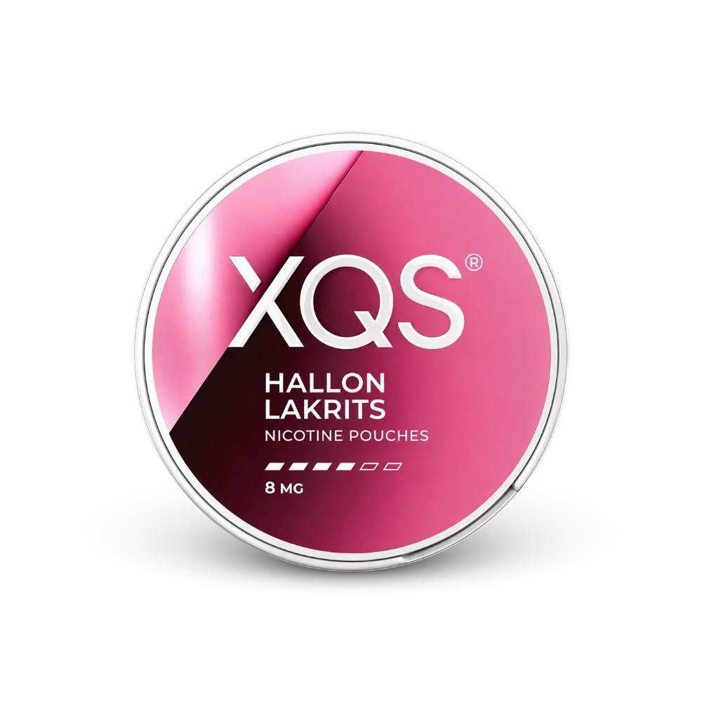 XQS nikotinové sáčky Hallon Lakrits Slim 8 mg