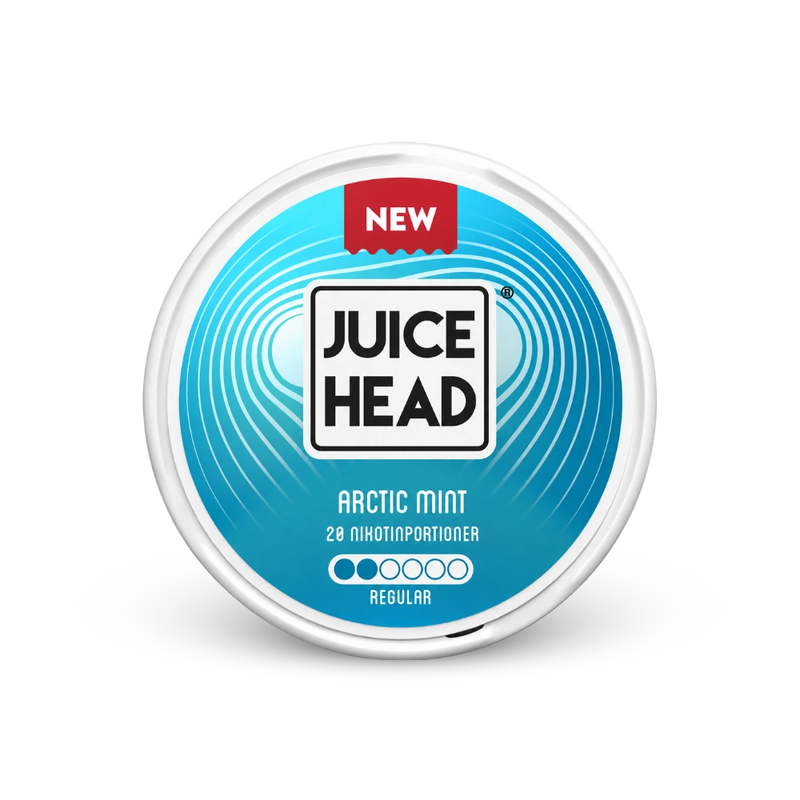Juice Head nikotinové sáčky Arctic Mint Slim 6 mg – dóza nikotinových sáčků
