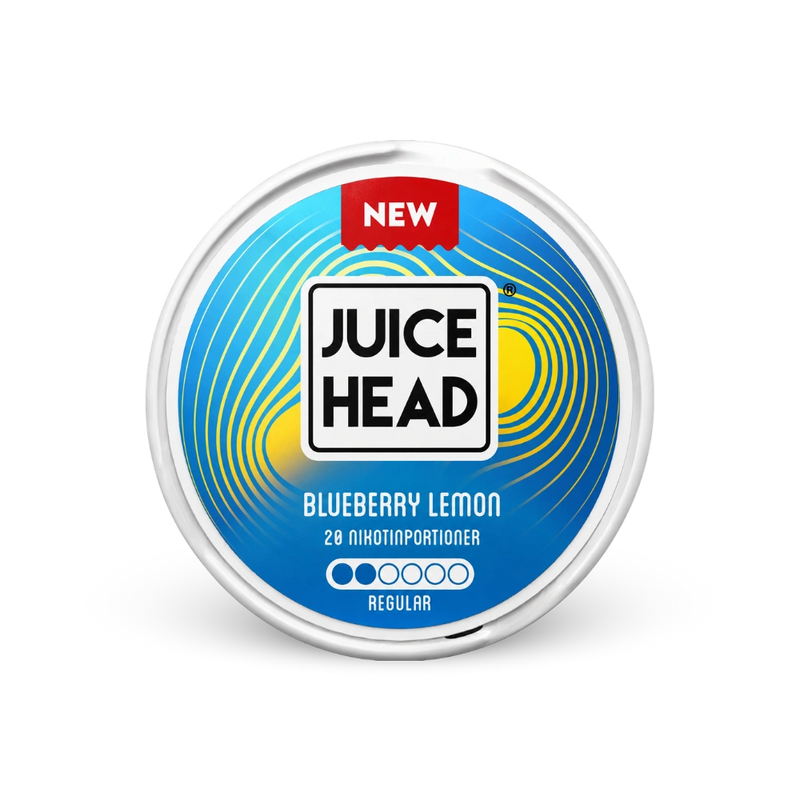 Juice Head nikotinové sáčky Blueberry Lemon Slim 6 mg – dóza nikotinových sáčků