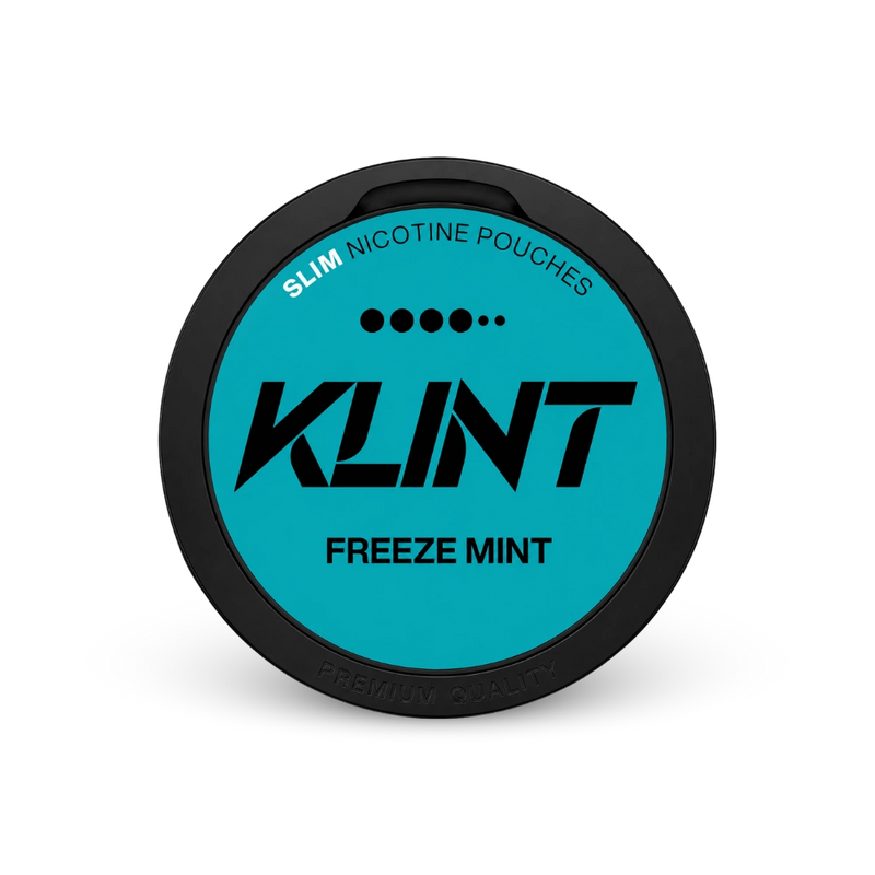 KLINT nikotinové sáčky Freeze Mint Slim 11,2 mg – dóza nikotinových sáčků
