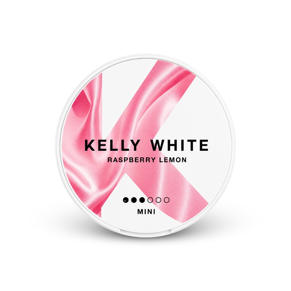 Kelly White nikotinové sáčky Raspberry Lemon Mini