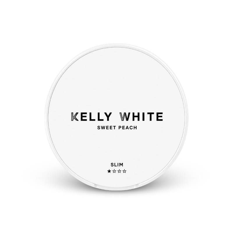 Kelly White nikotinové sáčky Sweet Peach Slim