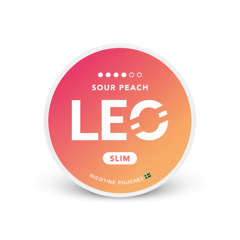 LEO nikotinové sáčky Sour Peach Slim 12 mg