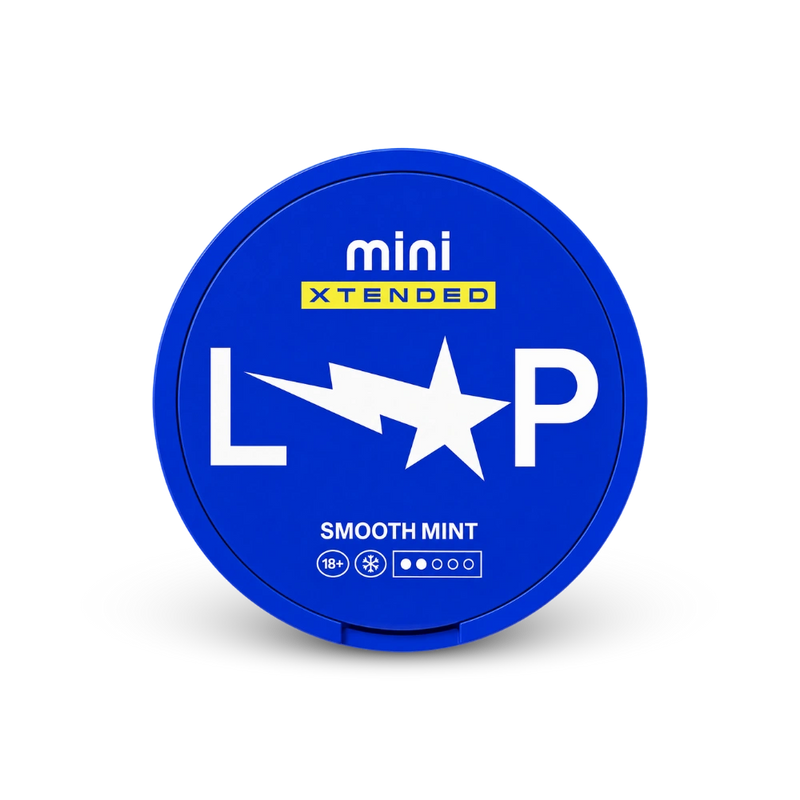 LOOP nikotinové sáčky Smooth Mint Mini Xtended 7,1 mg – dóza nikotinových sáčků