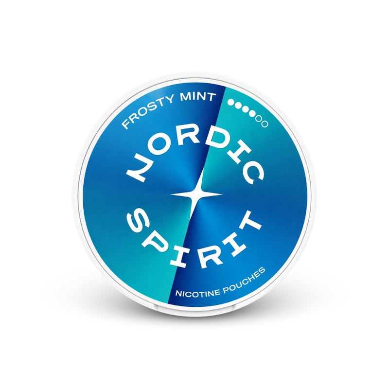 Nordic Spirit nikotinové sáčky Frosty Mint Slim 10,5 mg – dóza nikotinových sáčků