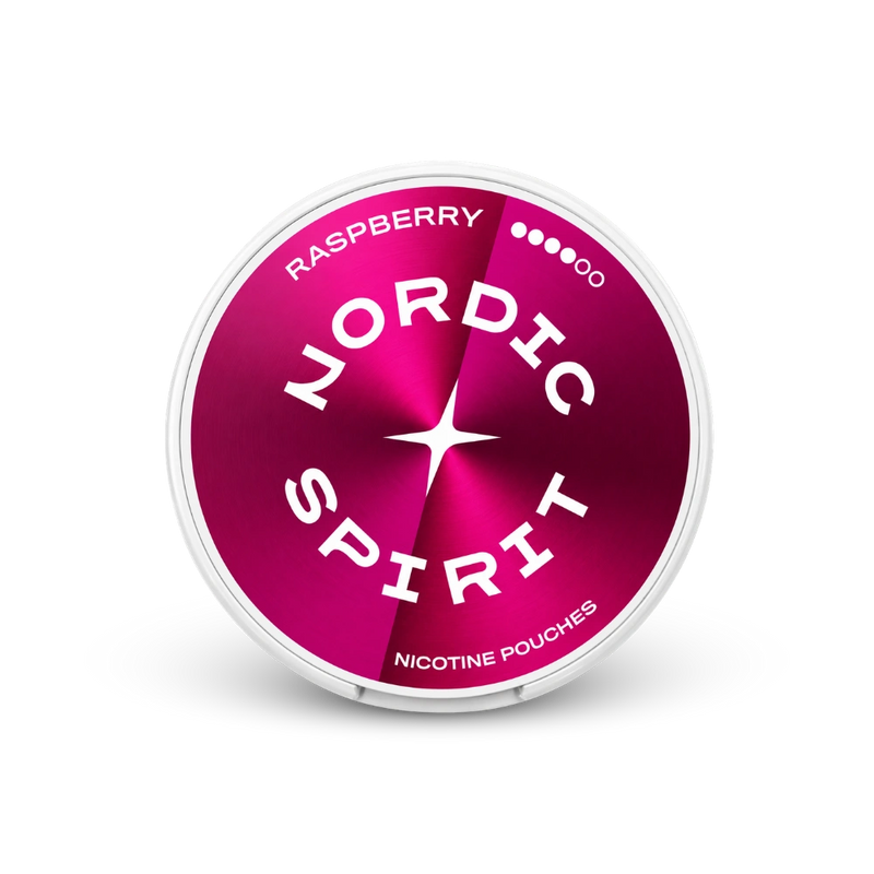 Nordic Spirit nikotinové sáčky Raspberry Slim 10,5 mg – dóza nikotinových sáčků