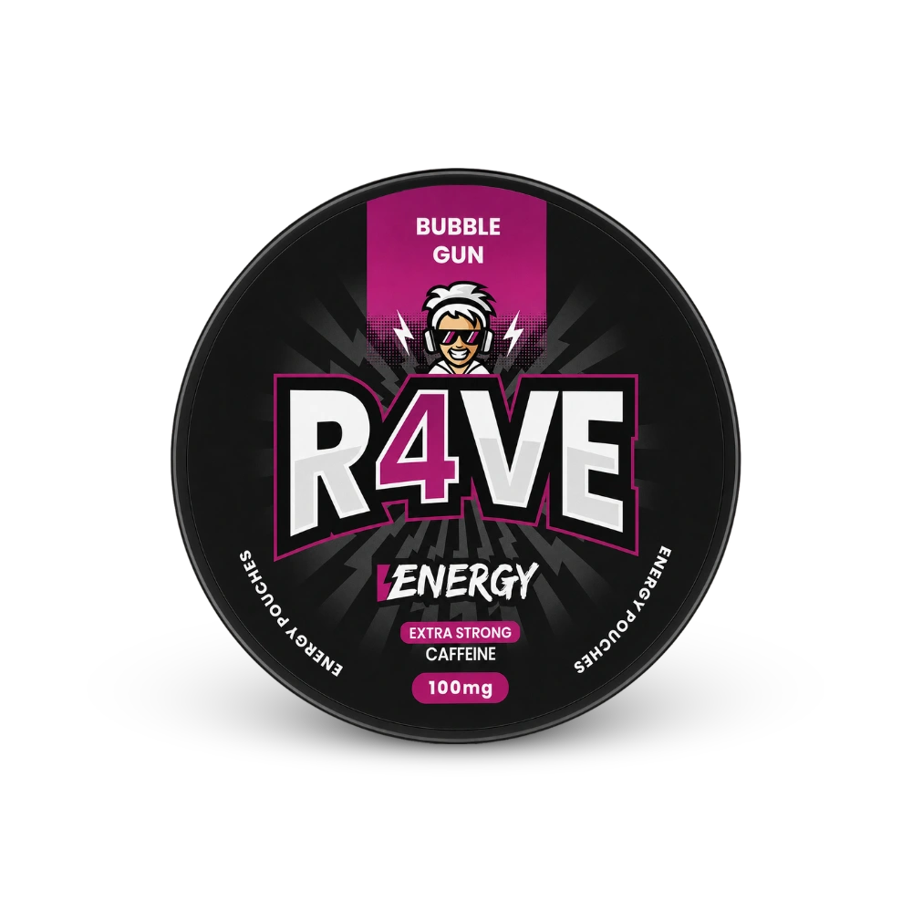 RAVE kofeinové sáčky Bubble Gun 100 mg