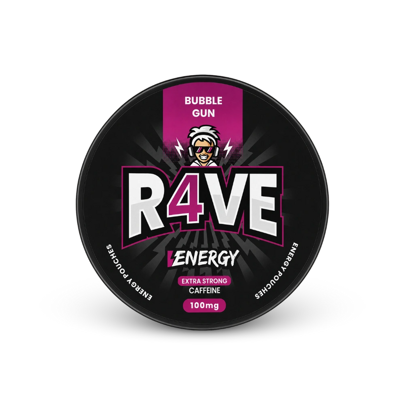 RAVE kofeinové sáčky Bubble Gun 100 mg