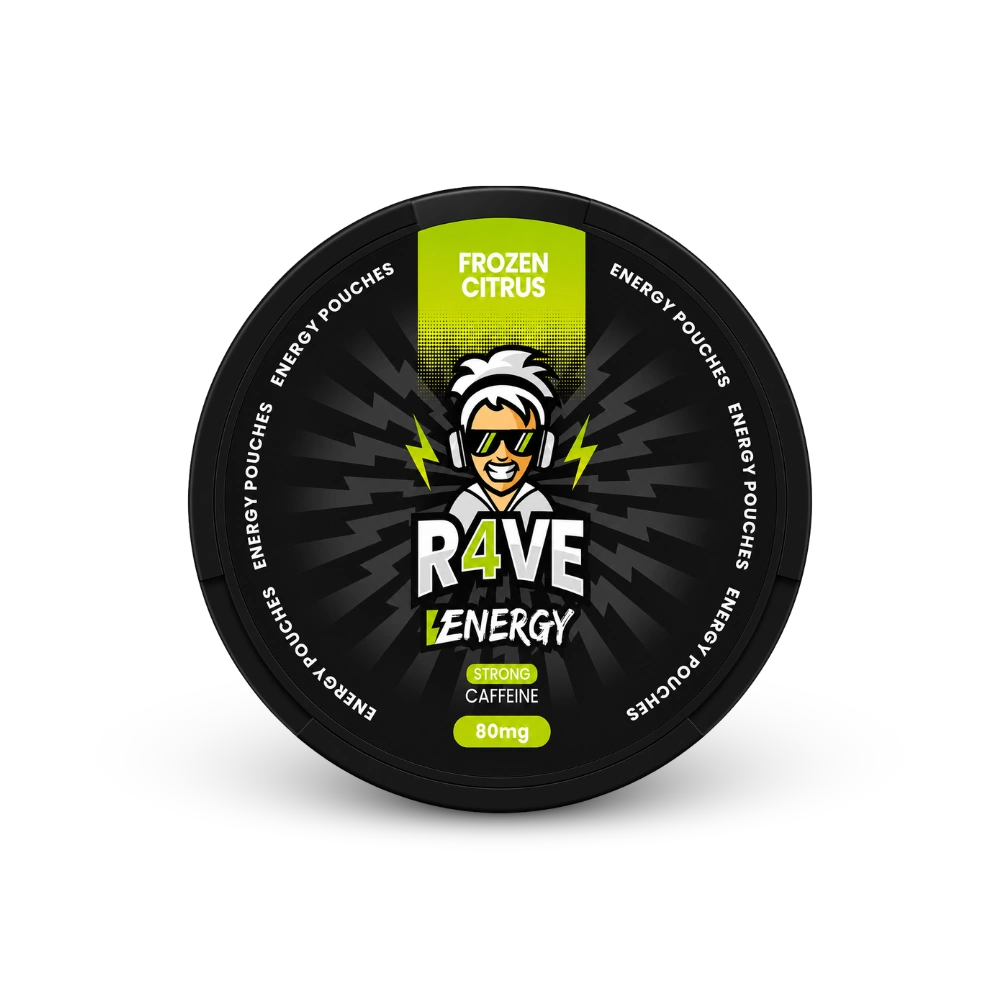RAVE kofeinové sáčky Frozen Citrus 80 mg