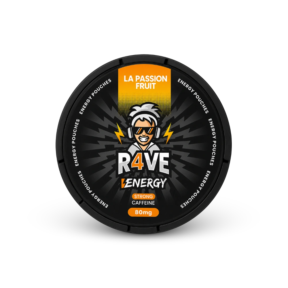RAVE kofeinové sáčky La Passion Fruit 80 mg