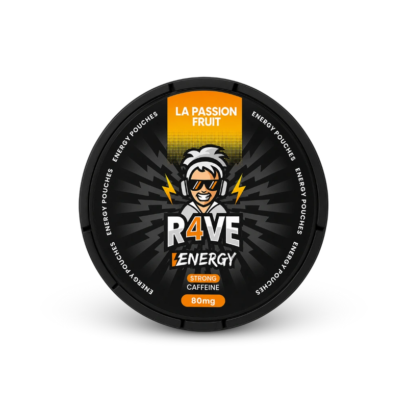 RAVE kofeinové sáčky La Passion Fruit 80 mg