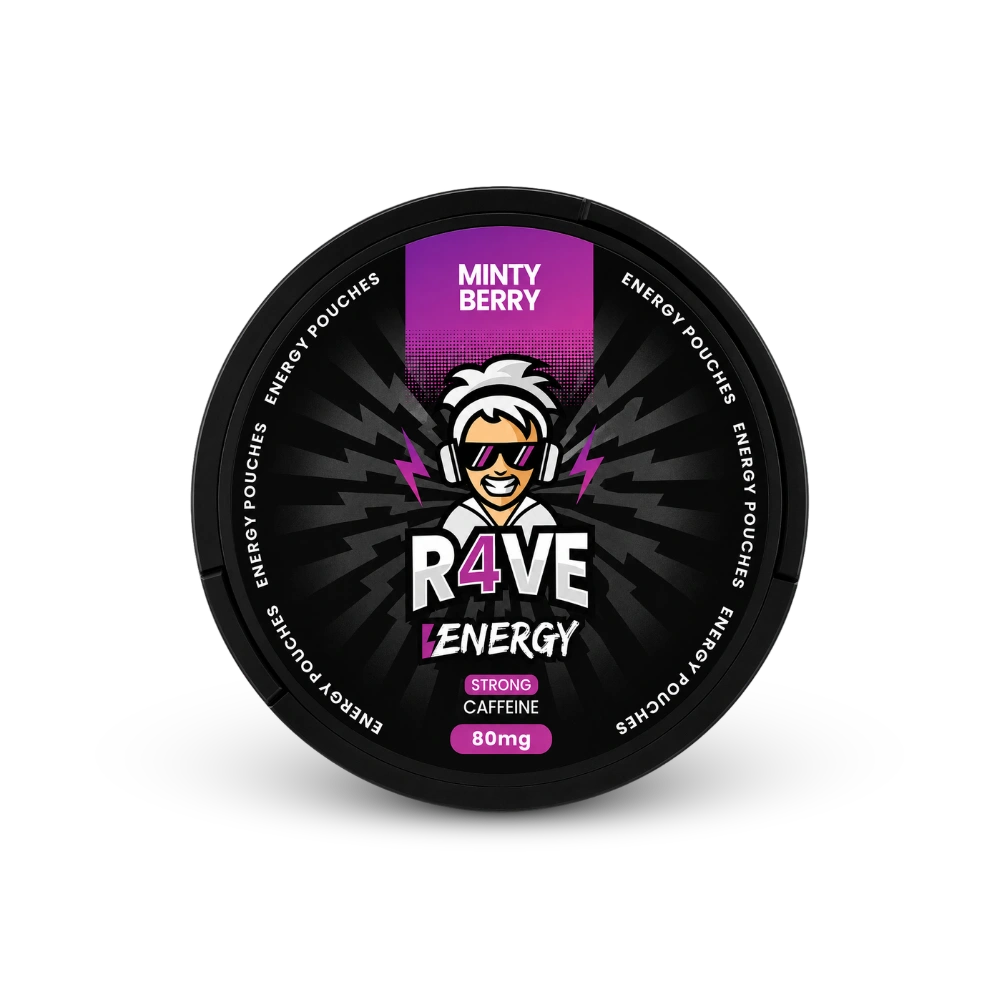 RAVE kofeinové sáčky Minty Berry 80 mg