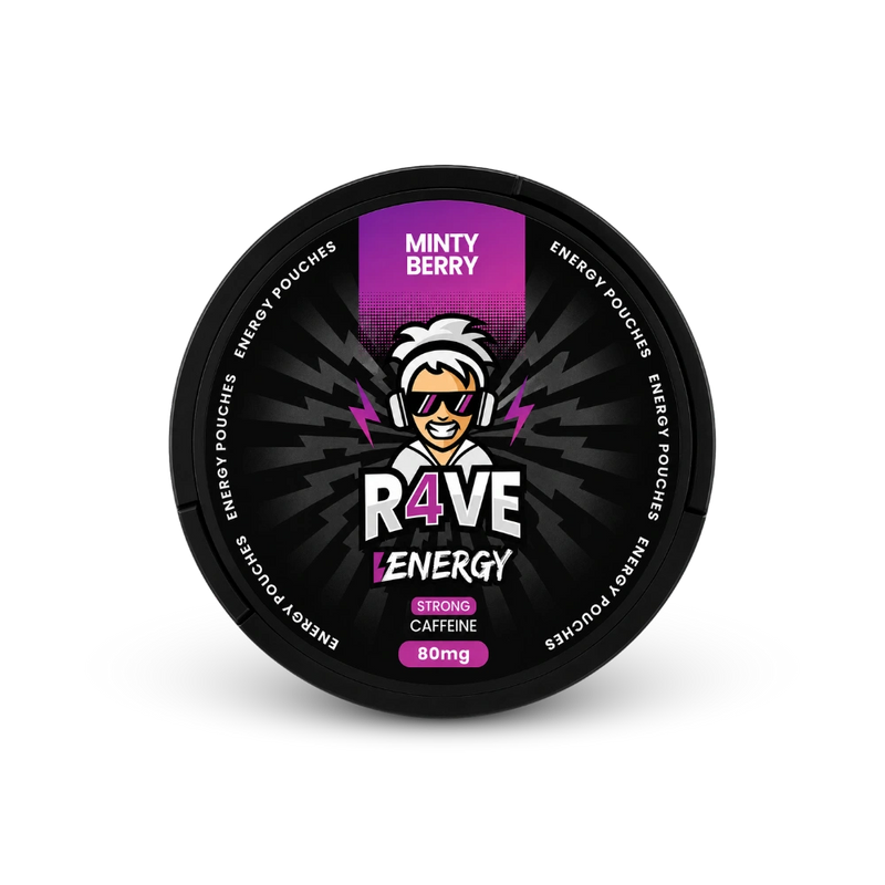 RAVE kofeinové sáčky Minty Berry 80 mg
