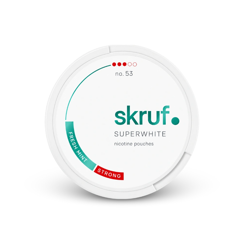 SKRUF nikotinové sáčky Fresh Mint Slim 9,8 mg