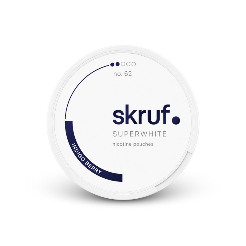SKRUF nikotinové sáčky Indigo Berry Slim 6,5 mg