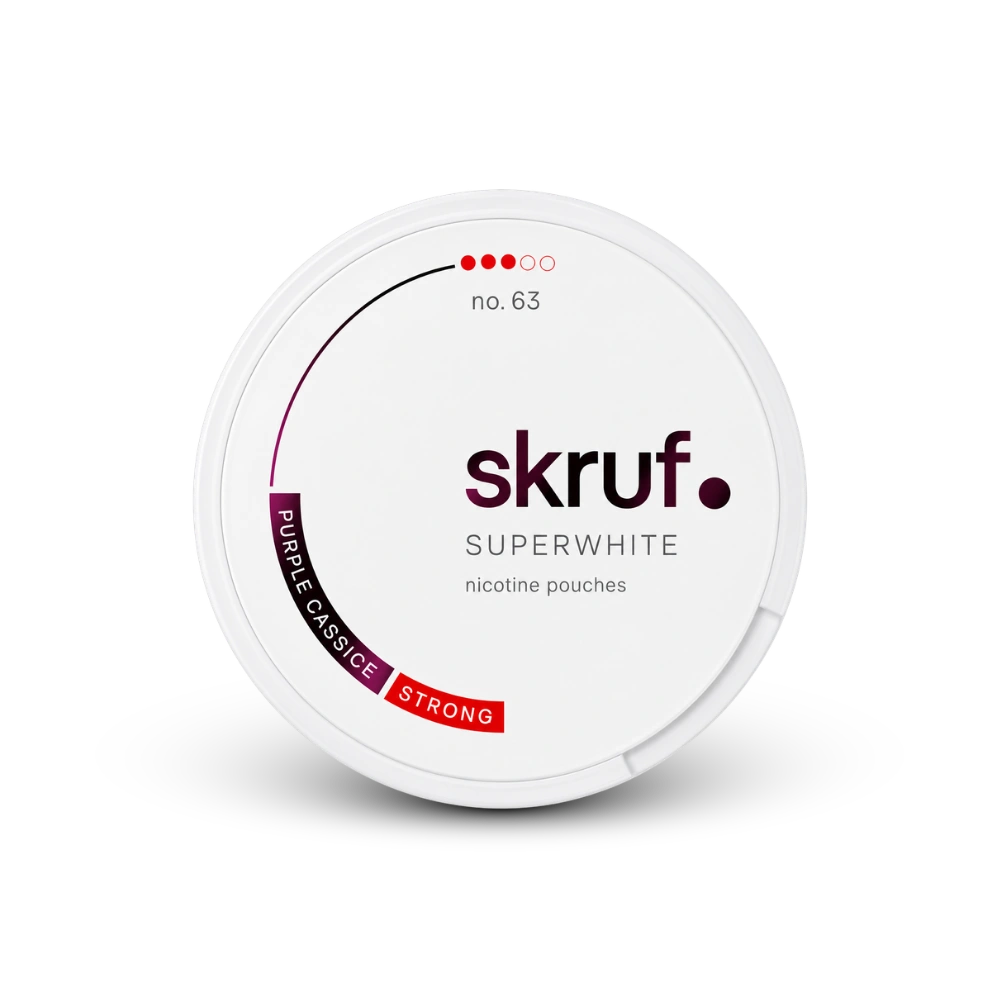 SKRUF nikotinové sáčky Purple Cassic Slim 9,8 mg