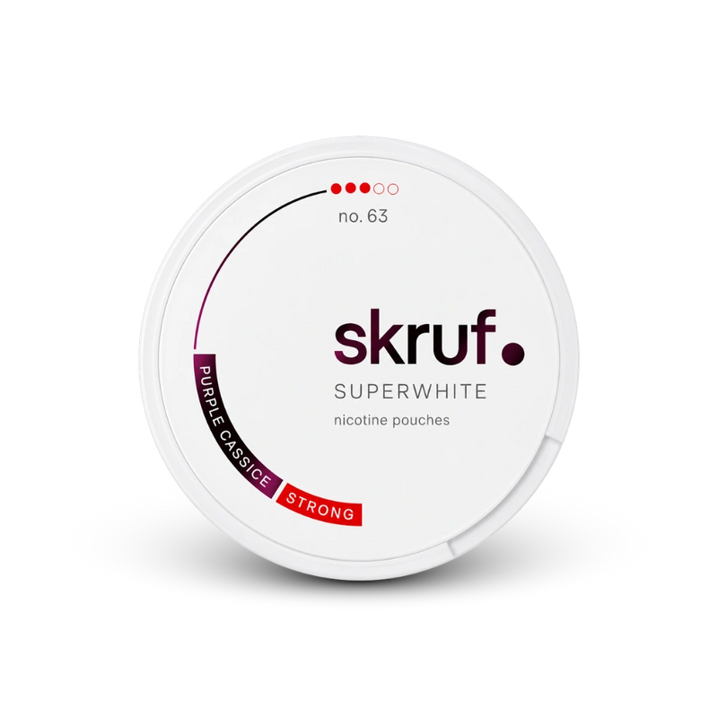 SKRUF nikotinové sáčky Purple Cassic Slim 9,8 mg