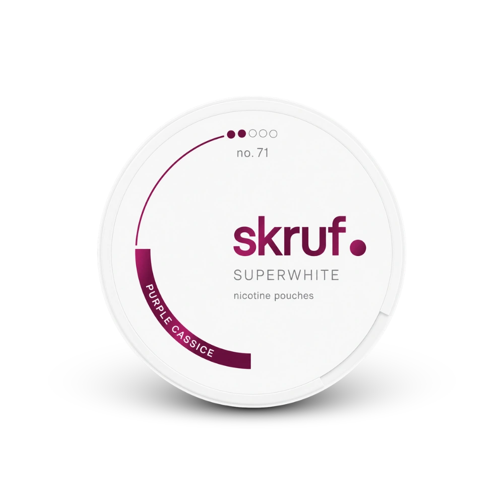 SKRUF nikotinové sáčky Purple Cassice Slim 6,5 mg