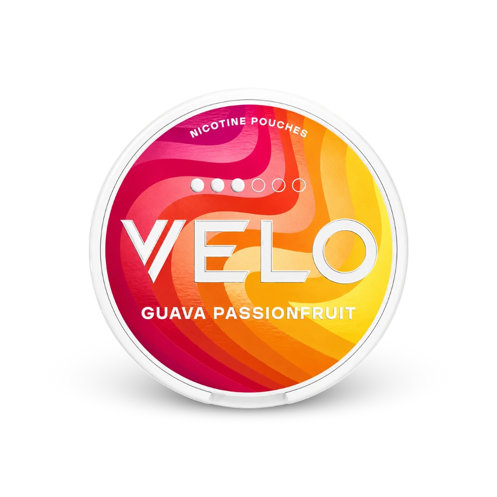 VELO nikotinové sáčky Guava Passionfruit Slim 8 mg