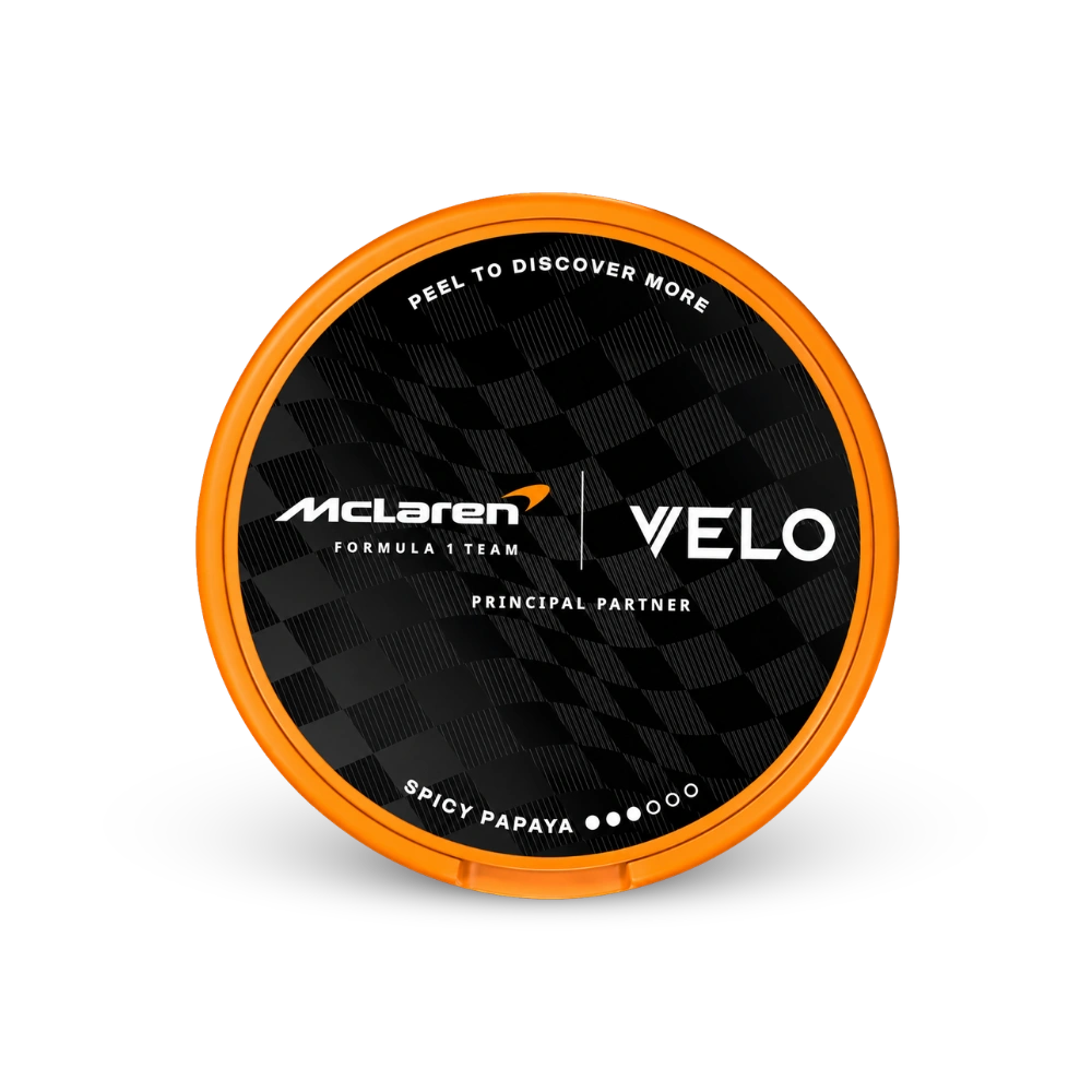 VELO nikotinové sáčky McLaren Spicy Papaya Slim 8 mg