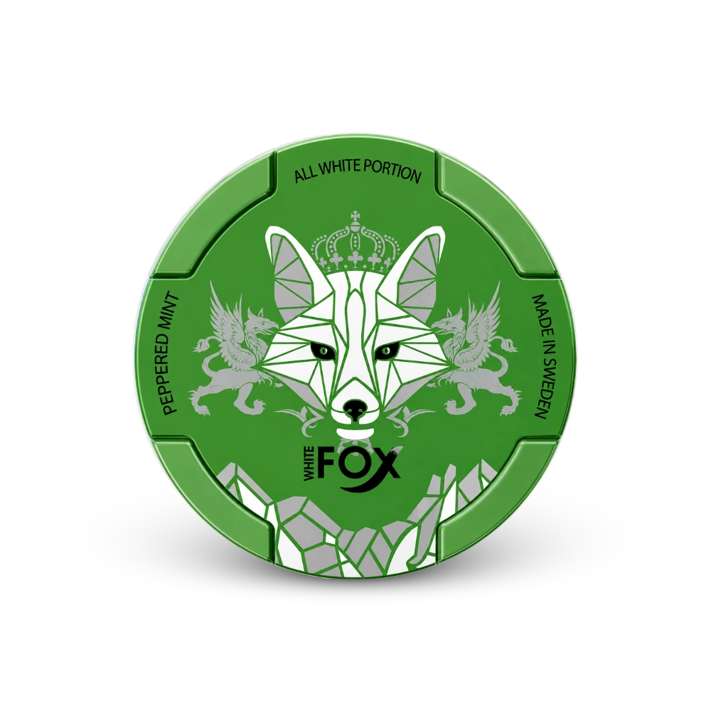 White Fox nikotinové sáčky Peppered Mint Slim