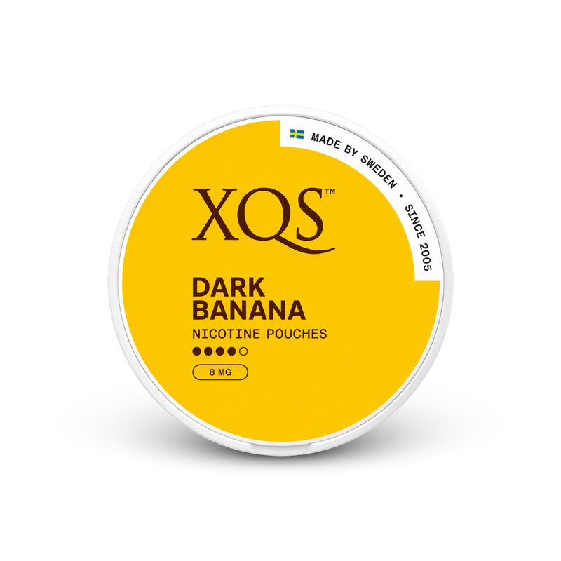 XQS nikotinové sáčky Dark Banana Slim 8 mg
