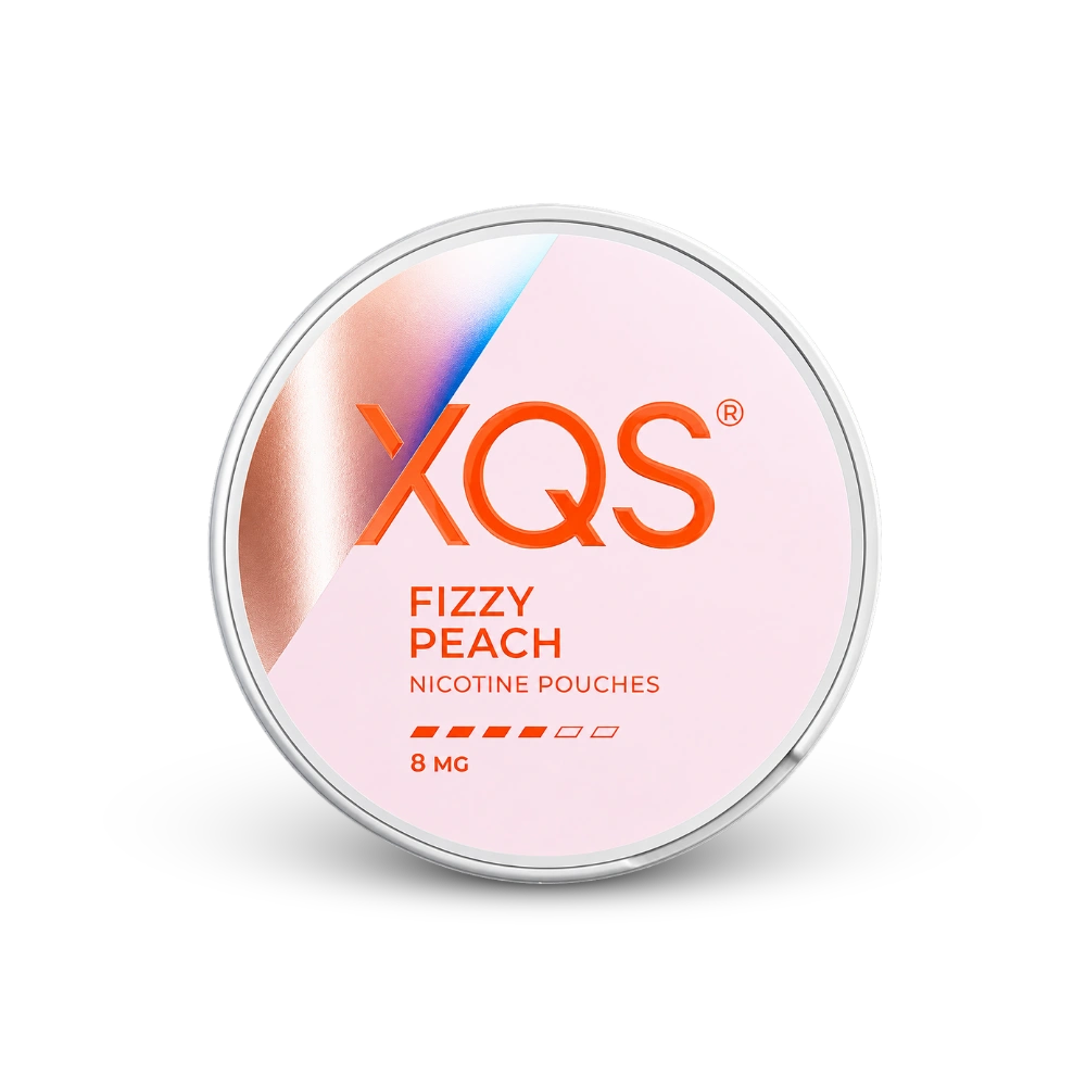 XQS nikotinové sáčky Fizzy Peach Slim 8 mg