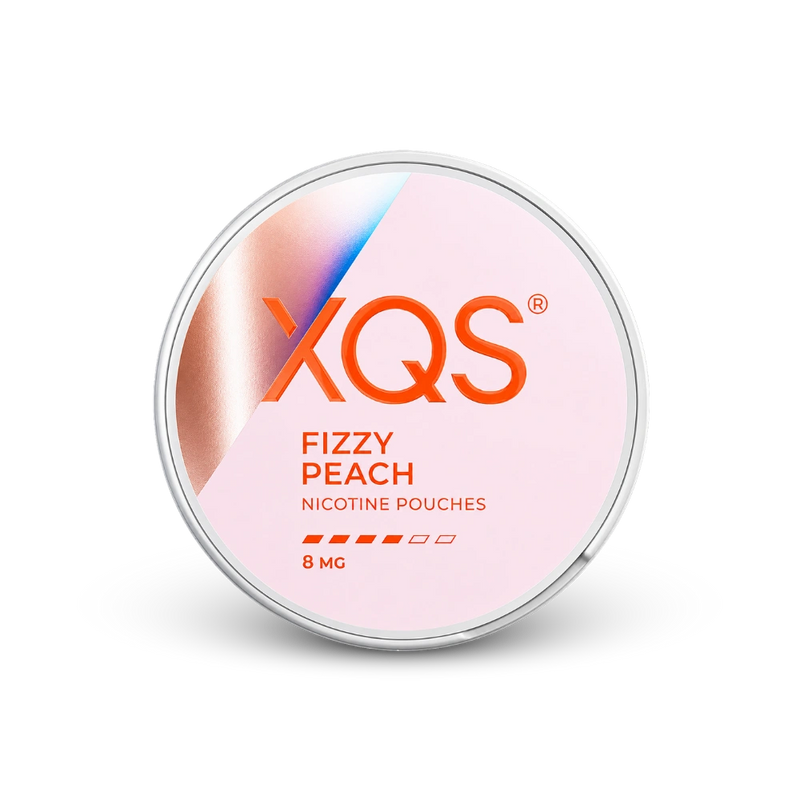XQS nikotinové sáčky Fizzy Peach Slim 8 mg