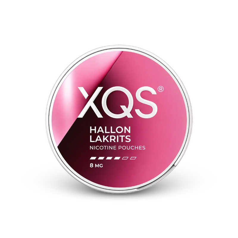 XQS nikotinové sáčky Hallon Lakrits Slim 8 mg