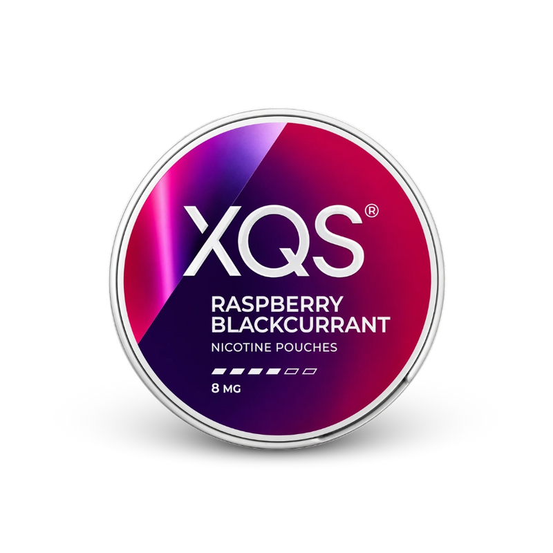 XQS nikotinové sáčky Raspberry Blackcurrant Slim 8 mg