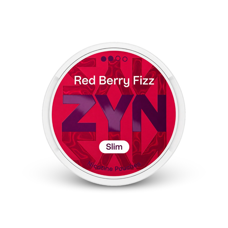 ZYN nikotinové sáčky Red Berry Fizz Slim 6 mg – dóza nikotinových sáčků