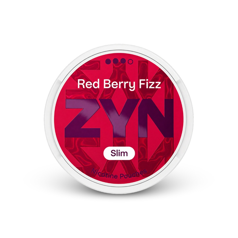 ZYN nikotinové sáčky Red Berry Fizz Slim 9 mg – dóza nikotinových sáčků